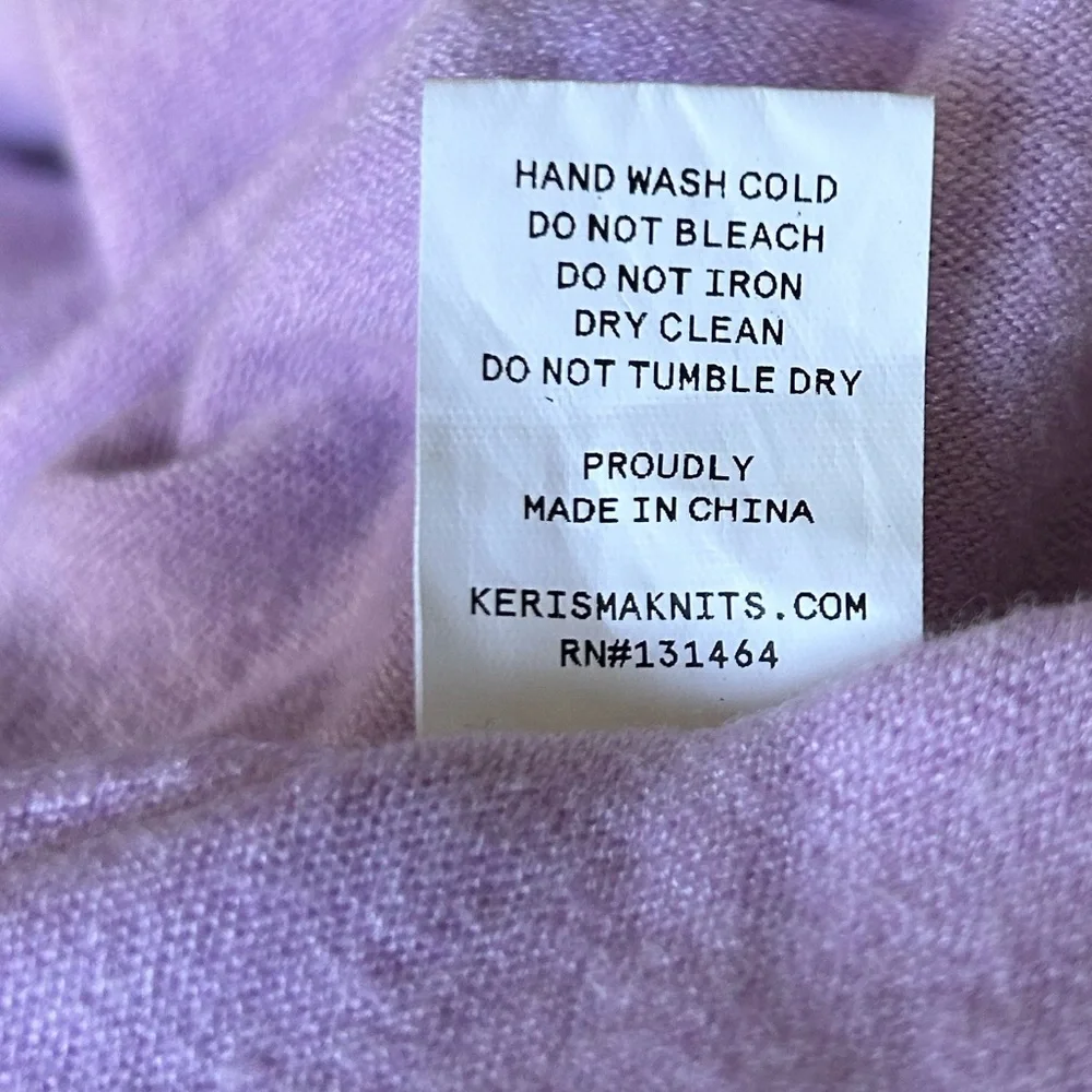 Kerisma Ryu Lilac Dolman Sweater Boat Neck Anthropologie Excellent Size M/L - Picture 7 of 8